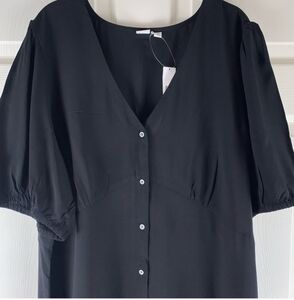 Gap Simple Day Dress Size XXL Black LBD
